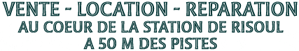 Vente, Location et Reparation de Skis et Snowboards